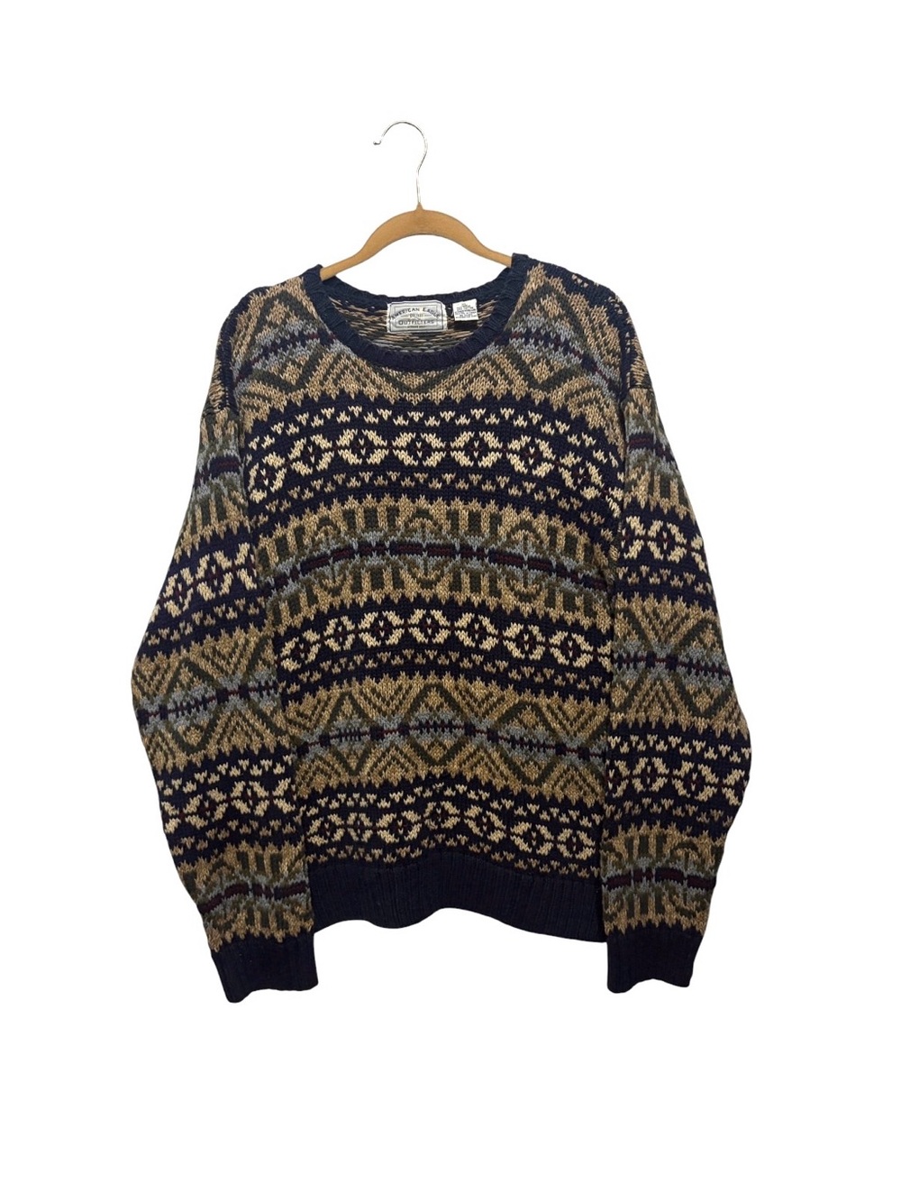 Vintage American Eagle Outfitters Fair Isle Crewneck Sweater